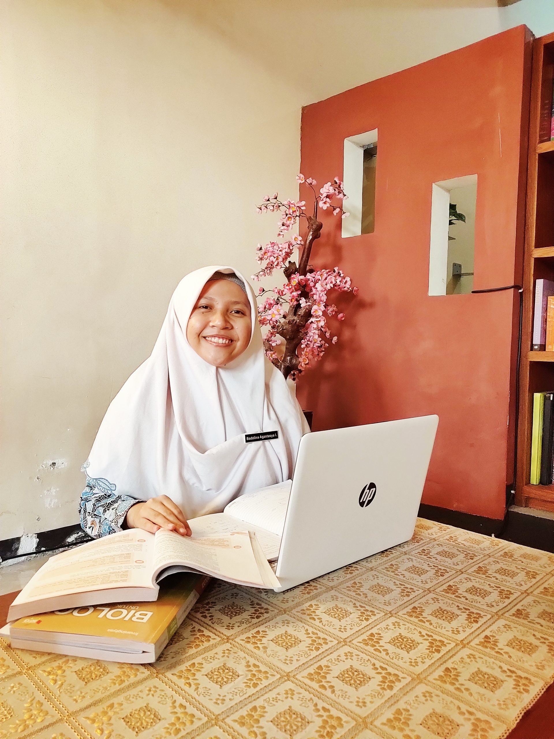 siswa smait al uswah belajar daring (2)
